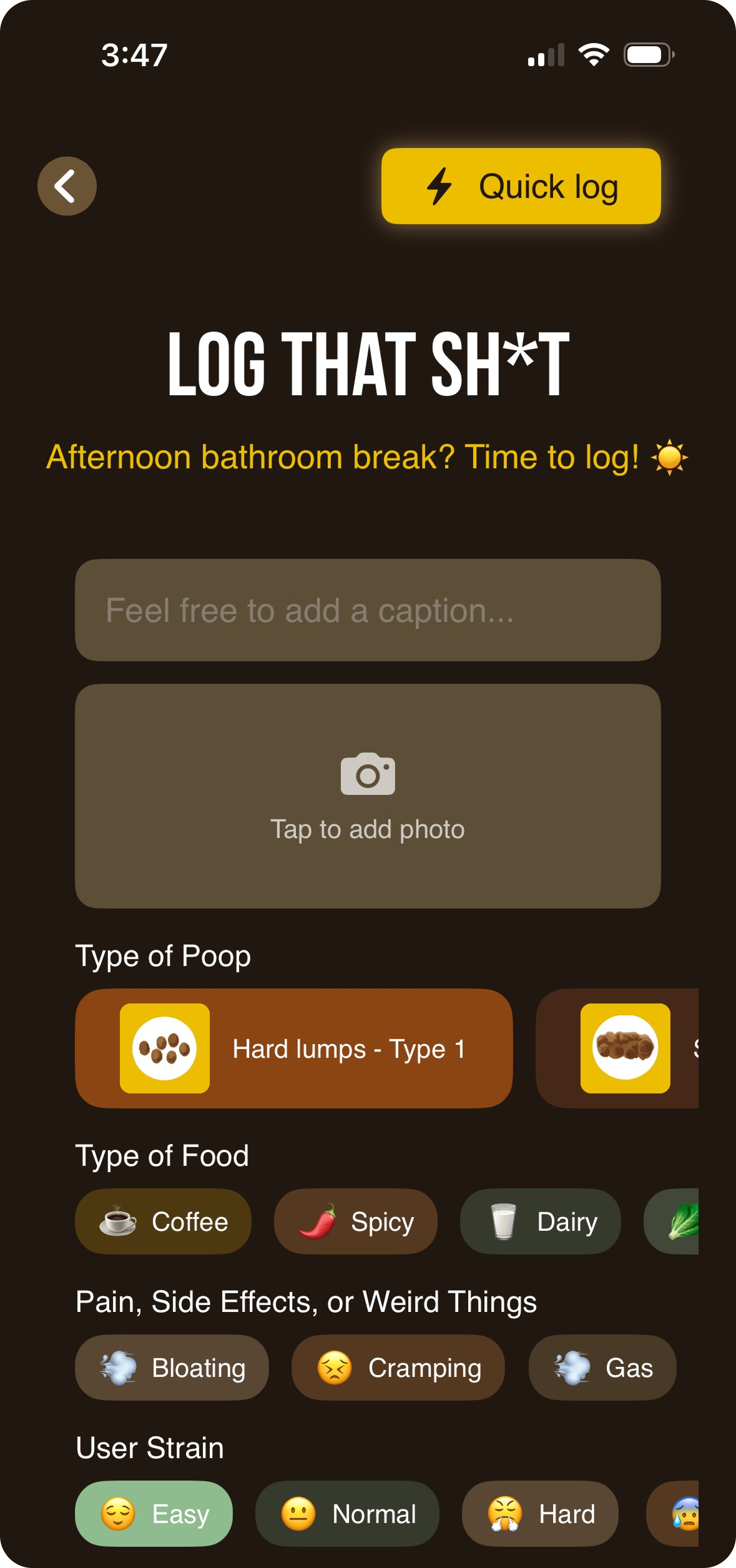 Sh*tStack App Screenshot